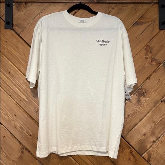 🆕 Ardene Oversized White Short Sleeve Tee. Medium - Picture 1 of 3